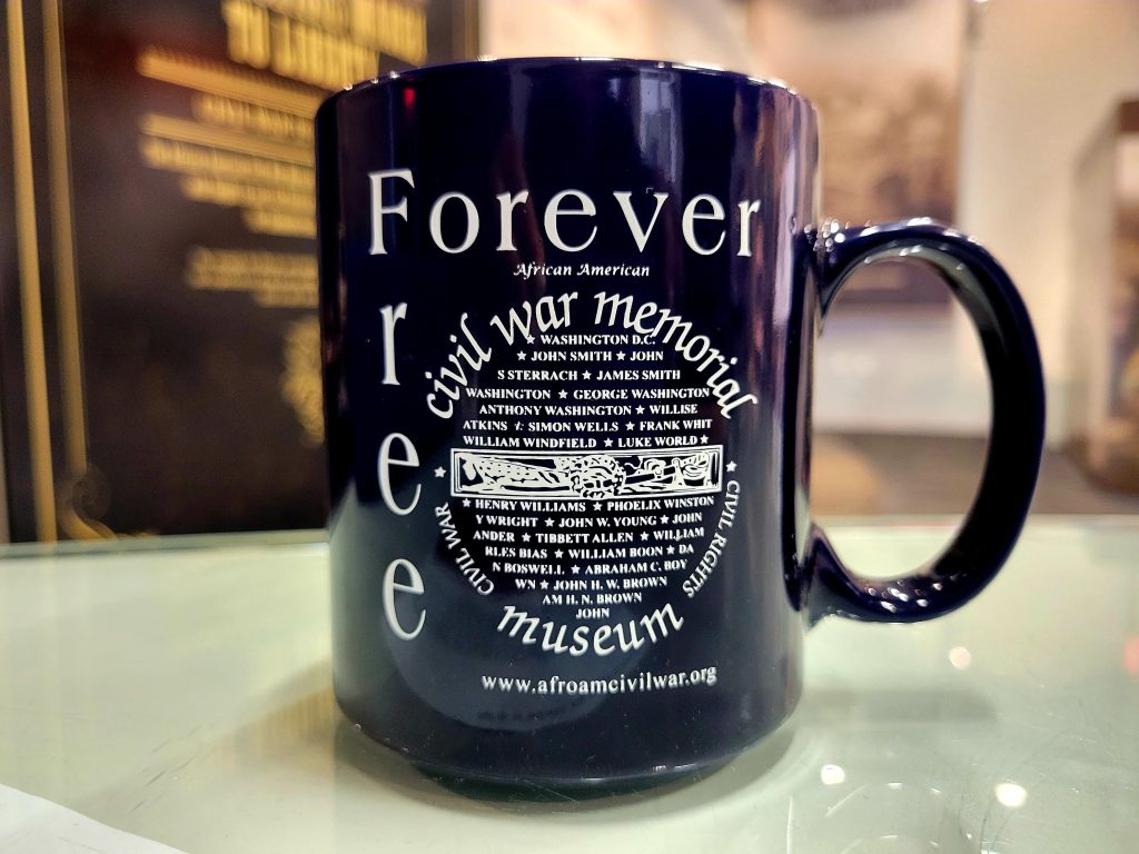 Navy Blue Forever Free Mug