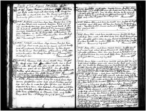 Register of freedom for Hagar Jumper in 1810
