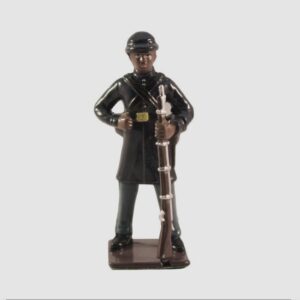 Americana Civil War Union Colored Infantryman Hand Painted Metal Toy Soldier Figurine