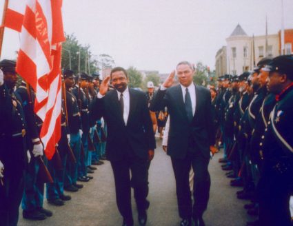 Frank-Smith-and-Colin-Powell-dedication-of-AACWM